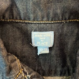 Childrens Place Denim Jacket Baby 12 - 18 Months